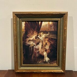 Fall of Icarus 11x13 Gold Frame Herbert James Draper Lament of Icarus Wall Art